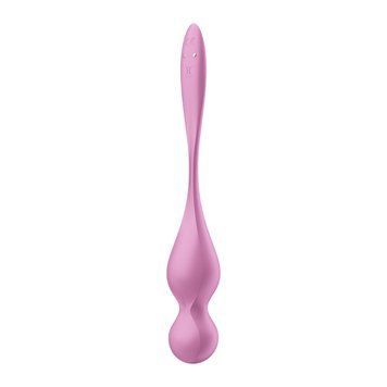 Вагінальні смарт-кульки з вібрацією Satisfyer Love Birds 1 Connect App Pink, 78 г SX0570 фото