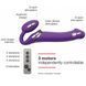 Безремінний страпон з вібрацією Strap-On-Me Vibrating Violet L, діам. 4,2 см, пульт ДК, регульований SO3826 фото 2