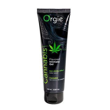 Лубрикант на водній основі Orgie Lube Tube Cannabis, 100 мл, їстівний, з олією насіння конопель SX1511 фото