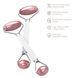 Ролер-масажер для обличчя та тіла з рожевим кварцом GESKE SmartAppGuided Rose Quartz Face & Body Roller 5in1 starlight HB0656 фото 2