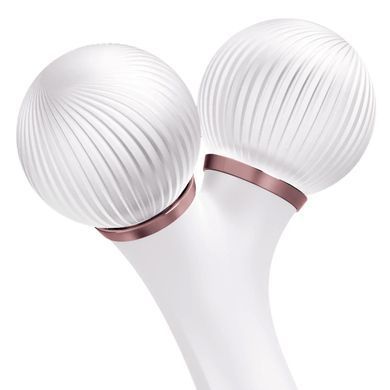 Електронний ультразвуковий ролик для обличчя GESKE Sonic Facial Roller 4в1 starlight HB0176 фото
