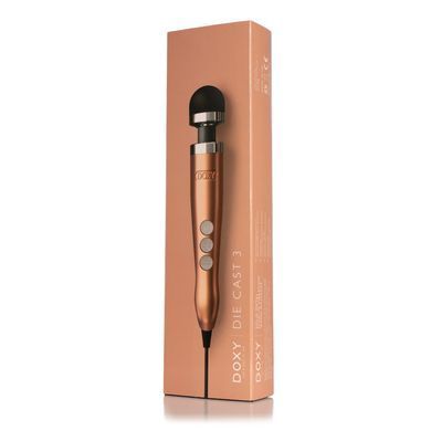 Вібромасажер DOXY Die Cast 3, дуже потужний, живлення 220В, металевий корпус SX2457 фото