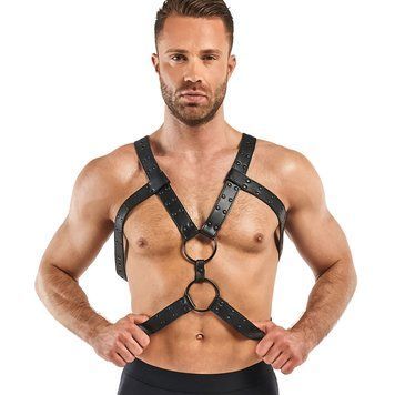Портупея Bedroom Fantasies: Rocco Bondage Harness, чорна SO8827 фото