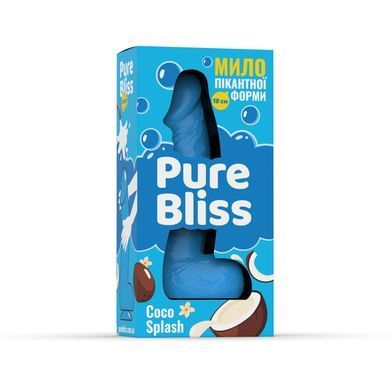 Ароматне мило пікантної форми Pure Bliss Blue Coco Splash (Кокосове молоко) 18 см SX3030 фото