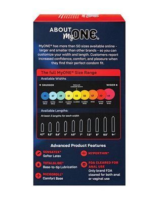 Презервативи MyONE Super Wide 10 шт, картонна коробка SX1254 фото