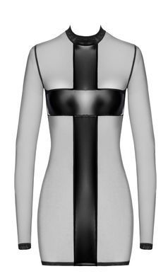 Сукня Noir Handmade F369 Crossfire Mesh & Wetlook Mini dress XL SX4102 фото