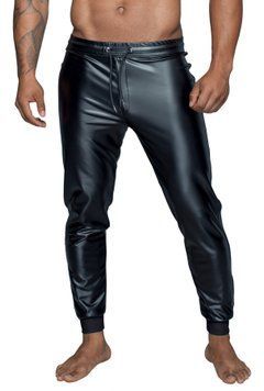 Чоловічі трегінси Noir Handmade H063 Powerwetlook treggings, S, мокрий ефект SX0115 фото