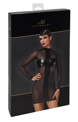 Сукня Noir Handmade F369 Crossfire Mesh & Wetlook Mini dress XL SX4102 фото