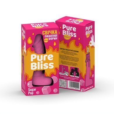 Ароматна свічка пікантної форми Pure Bliss Pink Sugar Pop (Жуйка) 15 см SX3033 фото