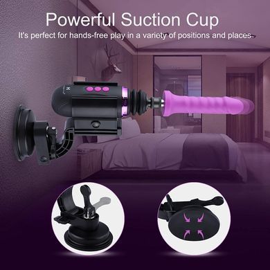 Міні секс-машина Hismith Mini Capsule Sex-Machine with Strong Suction Cup (м'ята паковання!!!) SO6197-R фото