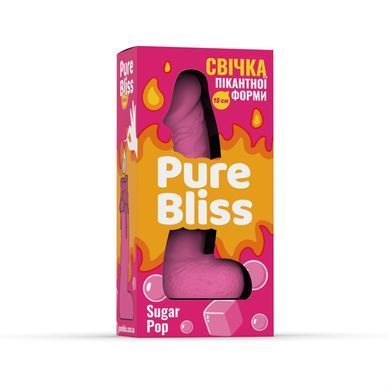 Ароматна свічка пікантної форми Pure Bliss Pink Sugar Pop (Жуйка) 15 см SX3033 фото