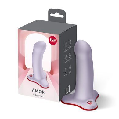 Фалоімітатор Fun Factory AMOR Purple, довжина 14,6 см, діаметр 3,7 см, вигнутий SX3655 фото
