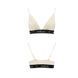 Еластичний топ з мереживом Passion PS001 TOP XL, ecru SO4182 фото 4