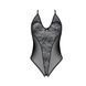 Боді з ажурним декором та відкритим кроком Passion URSULA BODY L/XL, black SO5829 фото 3