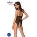 Боді з ажурним декором та відкритим кроком Passion URSULA BODY L/XL, black SO5829 фото 2