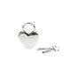 Замочок-сердечко Liebe Seele Heart Shape Padlock Silver (2 шт), універсальний SX1679 фото 2