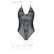 Боді з ажурним декором та відкритим кроком Passion URSULA BODY L/XL, black SO5829 фото 5