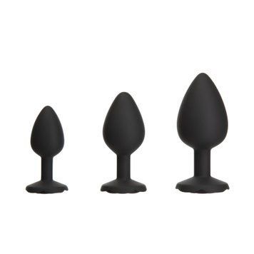 Набір силіконових анальних пробок BMS Roses Til&rsquo; Dawn Silicone Anal Plug Kit (пошкоджене паковання!!!) SX3150-R фото