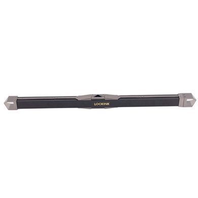 Фіксатор-розпірка LOCKINK Adjustable Spreader Bar Set, чорний, шкіряний, ремені для шиї, рук/ніг SX0853 фото