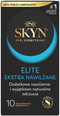 Безлатексні преміум-презервативи SKYN Elite Extra Lubricated 10 шт SX2545 фото
