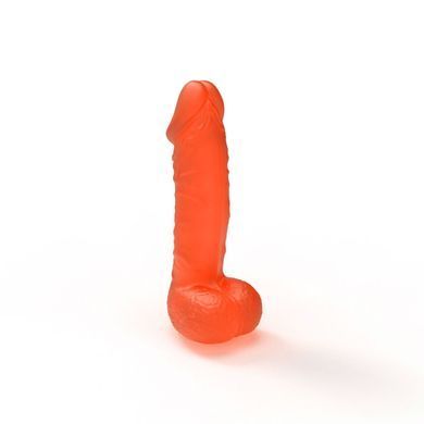 Мило у формі пеніса Чистий Кайф MEDIUM Orange, крафтове мило-член, натуральне SX2309 фото