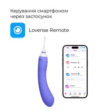 Двосторонній смарт-вібратор Lovense Hyphy SO5452 фото
