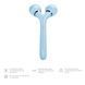 Електронний ультразвуковий ролик для обличчя та тіла GESKE Sonic Facial&Body Roller 4в1 aquamarine HB0038 фото 2