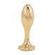 Металева анальна пробка LOCKINK SEVANDA Pearl Pear-shape Anal Plug, зі штучною перлиною SX0887 фото 2