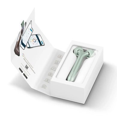 Електронний ультразвуковий ролик для обличчя GESKE Sonic Facial Roller 4в1 green HB0184 фото