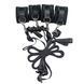 Розтяжка на ліжко Punishment - 5-Piece Bed Restraint Kit - Black SX2229 фото 2