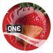 Ароматизований презерватив ONE FlavorWaves Chocolate Strawberry, 1 шт, запах полуниці та шоколаду SX0748 фото 1