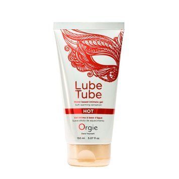 Лубрикант на водній основі Orgie Lube Tube Hot, 150 мл, із зігрівальним ефектом, без запаху SX1523 фото