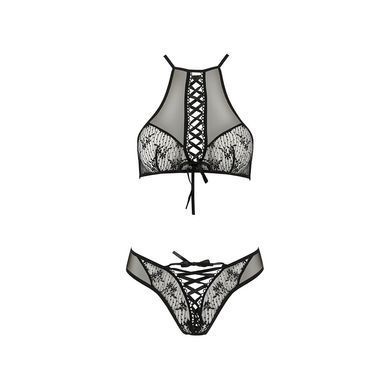 Еротичний комплект Passion AZALIA SET L/XL, black SO4137 фото
