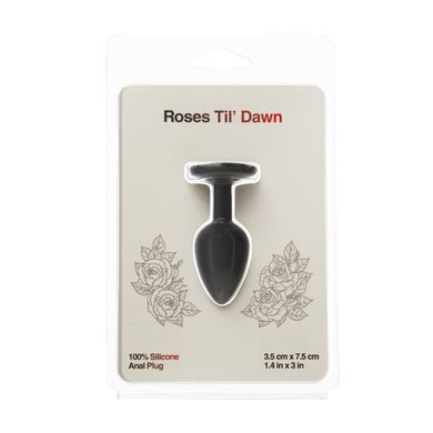 Анальна пробка BMS Roses Til&rsquo; Dawn Silicone Anal Plug Small SX3147 фото
