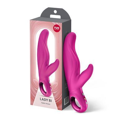 Вібратор-кролик для точки А Fun Factory LADY BI Magenta, 2 мотори, 12 режимів SX4245 фото