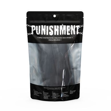 Фіксатори для руки і стегна Punishment - Thigh to Wrist Restraints - Black SX2230 фото