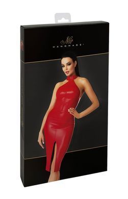 Сукня Noir Handmade F354 Red powerwetlook dress - XXL SX2108 фото