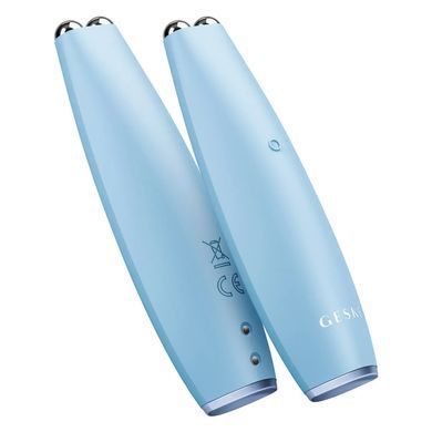 Мікрострумова ручка для підтяжки шкіри обличчя GESKE MicroCurrent Face-Lift Pen 6в1 aquamarine HB0127 фото