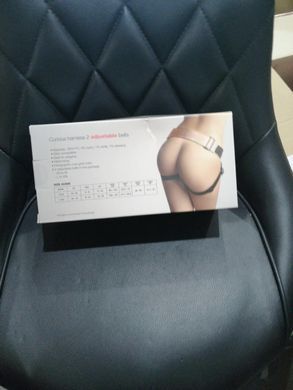 Труси для страпона Strap-On-Me Leatherette Harness Curious Holographic Rose Gold (м'яте паковання!!!) SO7812-R фото