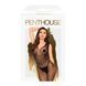 Бодістокінг з візерунком у вигляді крил та метелика Penthouse - Wild catch black XL SO5310 фото 3