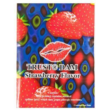 Латексна серветка Latex Dental Dams Strawberry 1 шт SX1266 фото