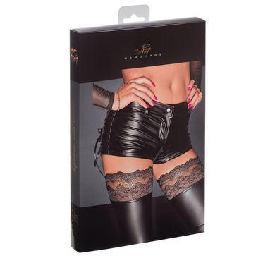Шортики з мокрим ефектом Noir Handmade F138 Powerwetlook shorts, 3XL SX0028 фото