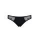 Трусики-сліпи з мереживною сіточкою Passion DINA THONG S/M, black SO5341 фото 5