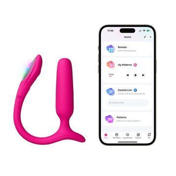 Анальна смарт-вібропробка Lovense Lush Anal, дуже потужна, LED-підсвічування SX3317 фото