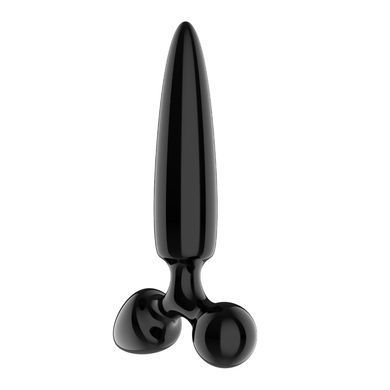 Тристоронній скляний дилдо Satisfyer Triple Crystal 1 Black SX3553 фото