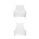 Спортивний топ з прозорою вставкою Passion PS006 TOP S, white SO4245 фото 4