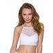 Спортивний топ з прозорою вставкою Passion PS006 TOP S, white SO4245 фото 1