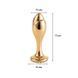 Металева анальна пробка LOCKINK SEVANDA Pearl Rose-shape Anal Plug, зі штучною перлиною SX0888 фото 7