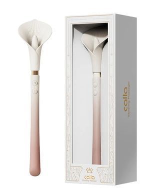 Розкішний вібромасажер Zalo &ndash; Calla Blossom Pink, двосторонній, 2 мотори SX1280 фото