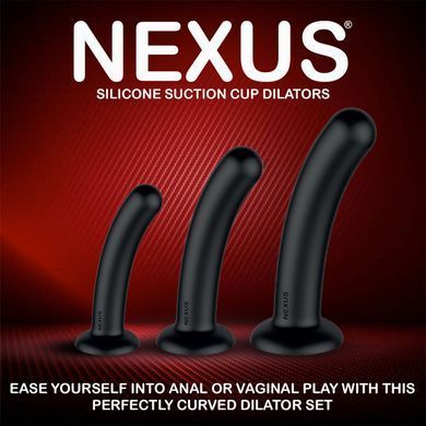Набір дилдо Nexus Dilating Set (17 см, 15 см, 12,5 см) SX1341 фото